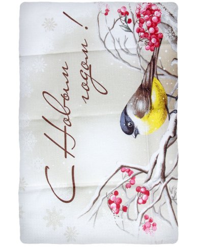 Утварь и подарки Полотенце с рождественским рисунком (хлопок, 45 х 55 см)