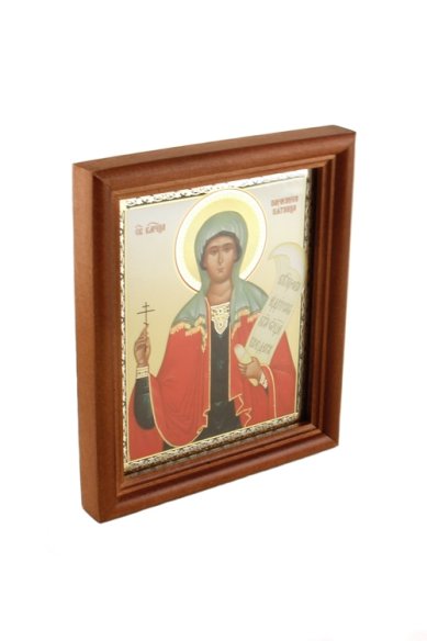 Иконы Параскева мученица. Подарочная икона с открыткой День Ангела (13х16 см, Софрино)