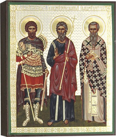 Иконы Собор святых Андреев, икона 13 х 16 см