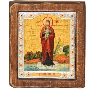 Иконы Валаамская икона Божией Матери (11 х 13 см)