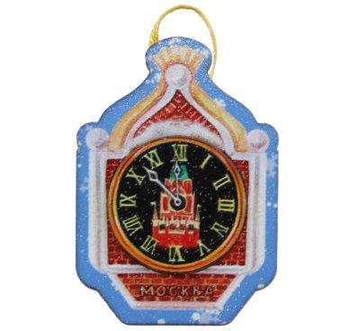 Утварь и подарки Рождественский магнит-подвеска «Часы»