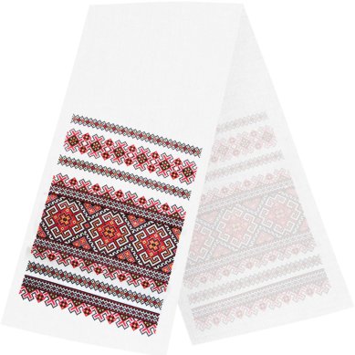 Утварь и подарки Рушник «Цветочный орнамент» (п/э, 36 х 200 см)