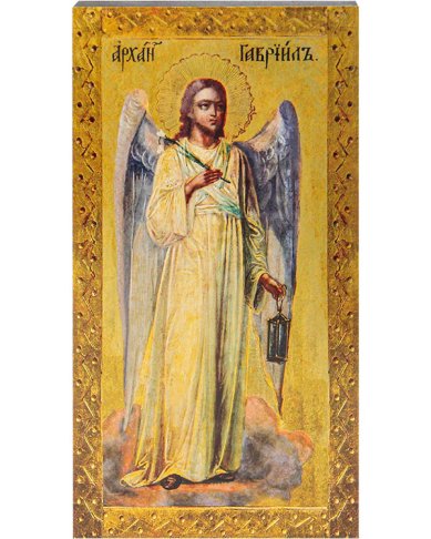 Иконы Гавриил Архангел, икона на мдф гладкая, 127 х 247 мм