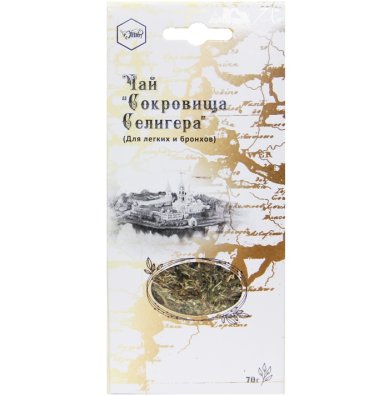 Натуральные товары Травяной чай «Сокровища Селигера» для легких и бронхов (70 г)