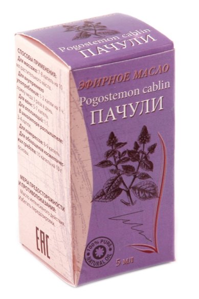 Утварь и подарки Эфирное масло «Пачули» (5 мл, Крым Дар)