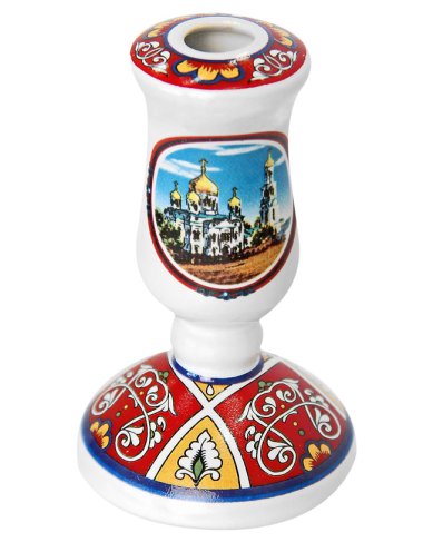 Утварь и подарки Подсвечник керамический «Храм»