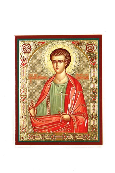 Иконы Римма Новодунский, Славянин святой мученик икона ламинированная (6 х 9 см)