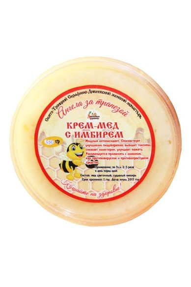Натуральные товары Крем-мёд с имбирем (350 г)