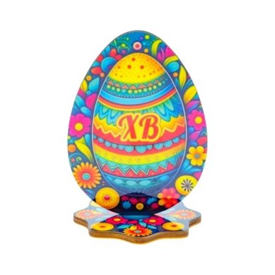 Утварь и подарки Пасхальный сувенир «Яйцо ХВ» (цветы)