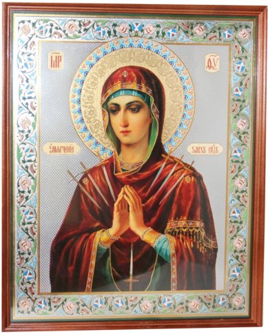 Иконы Умягчение злых сердец икона Божией Матери (30 х 40 см,Софрино)