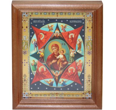 Иконы Неопалимая Купина икона Божией Матери (13 х 16 см, Софрино)