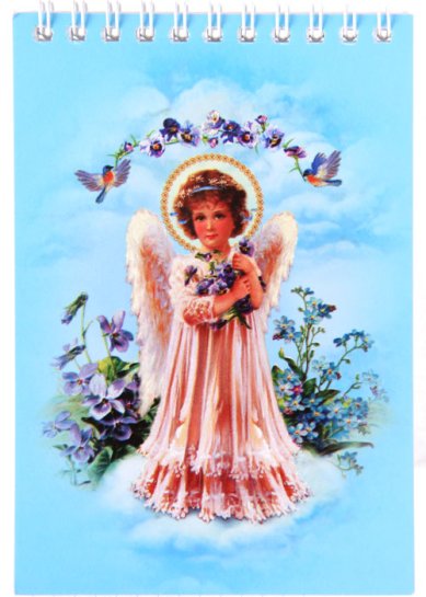 Утварь и подарки Блокнот с ангелом (10 х 14,5 см)