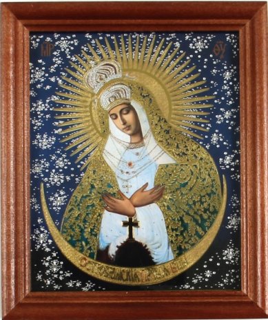 Иконы Остробрамская икона Божией Матери (13 х 16 см, Софрино)