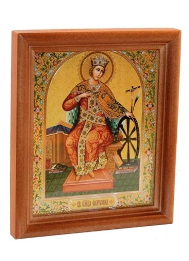 Иконы Екатерина великомученица икона (13х16 см, Софрино)