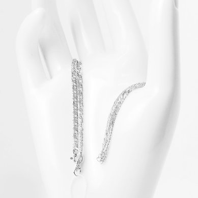 Ювелирные изделия Цепь серебряная 925 размер 40.0 родирование