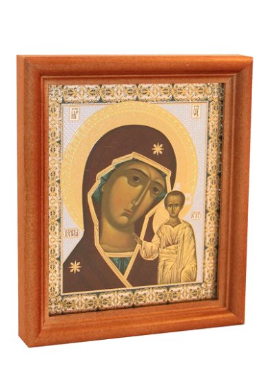 Иконы Казанская икона Божией Матери (13 х 16 см, Софрино)