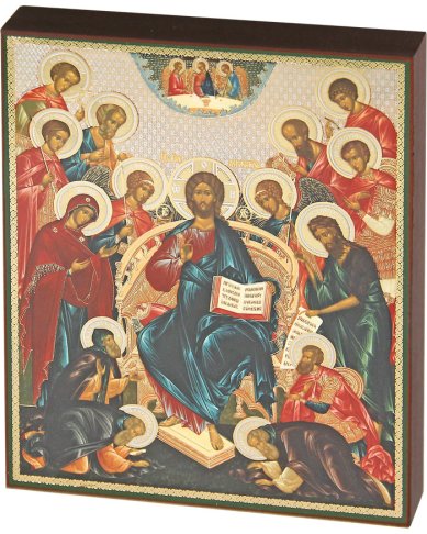 Иконы Деисус икона на дереве (17 х 21 см)