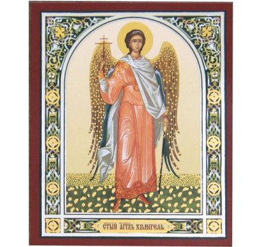 Иконы Ангел Хранитель икона на планшете (6 х 7,5 см, Софрино)