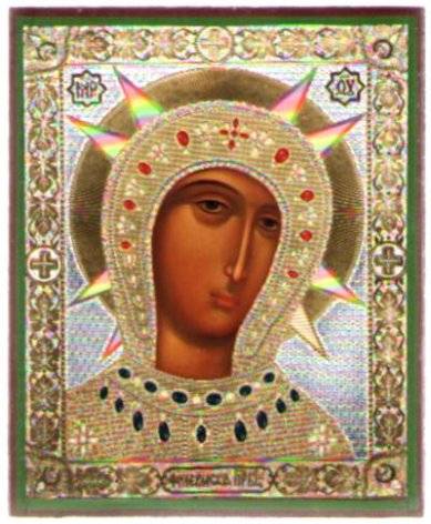 Иконы Филермская икона Божией Матери на дереве (13х16 см, Тиль)