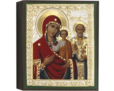 Иконы Ржевская-Оковецкая икона Божией Матери, 6 х 7 см