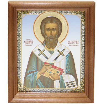 Иконы Валентин свмуч. епископ (Интерамский, Италийский) икона (13 х 16 см, Софрино)