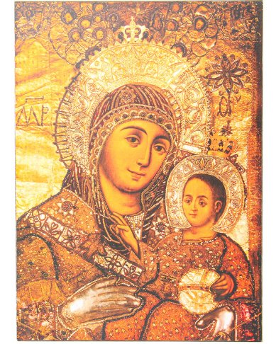 Иконы Вифлеемская икона Божией Матери на дереве (19,8 х 27,5 см)