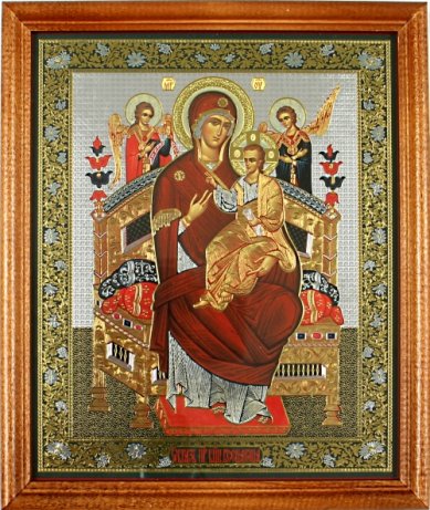 Иконы Всецарица икона Божией Матери  (20 х 24 см, Софрино)