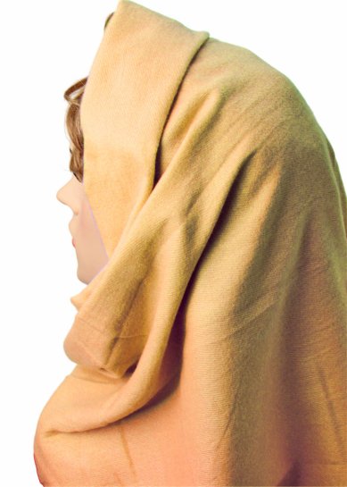 Утварь и подарки Палантин однотонный (кашемир, 75 х 190 см)