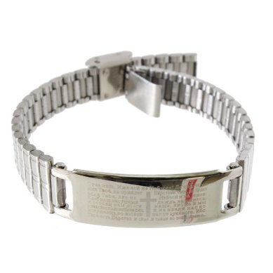 Утварь и подарки Браслет металлический, Псалом 90 «Живый в помощи»