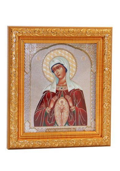 Иконы Помощница в родах икона Божией Матери (14 х 16 см)