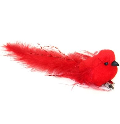 Утварь и подарки Рождественская игрушка на прищепке «Птичка»
