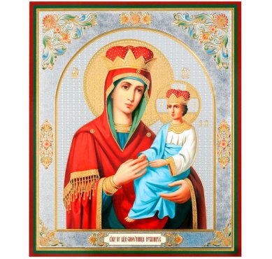 Иконы Споручница грешных икона Божией Матери на оргалите (18 х 22 см, Софрино)