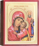 Иконы Ржевская икона Божией Матери на дереве 12,5 х 16 см