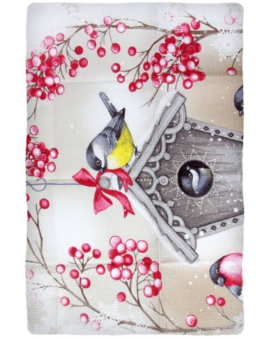 Утварь и подарки Полотенце с рождественским рисунком (хлопок, 45 х 55 см)