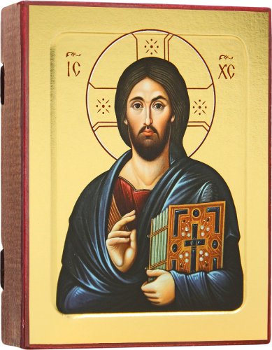 Иконы Господь Вседержитель икона на дереве (12,5 х 16 см)