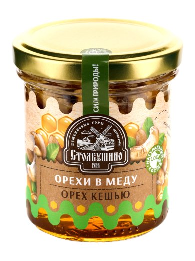 Натуральные товары Орехи в меду. Кешью, 160 г