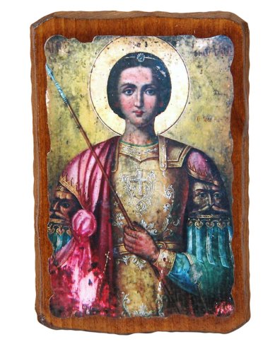 Иконы Николай Новый Вуненский икона на дереве (освящена на мощах преподобного Гавриила, 7 х 10 см)