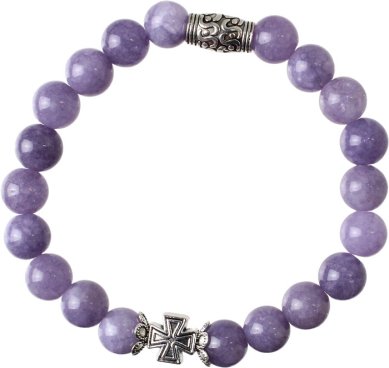 Утварь и подарки Четки-браслет 20 зерен из камня «Кварц»