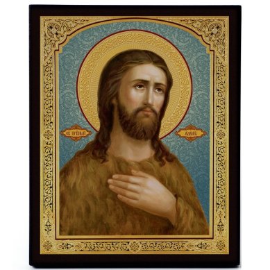 Иконы Адам святой праведный, икона на доске 13 х 16 см, объёмная печать, лак