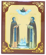 Иконы Петр и Феврония Муромские икона (9,8 х 12,3 см)