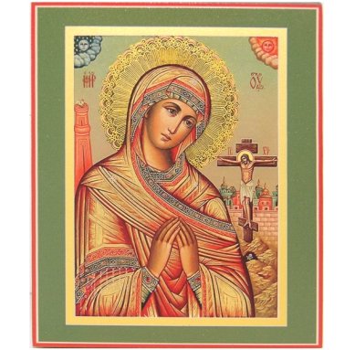 Иконы Ахтырская икона Божией Матери (10 х 12 см)