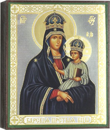 Иконы Барская икона Божией Матери, 13 х 16 см