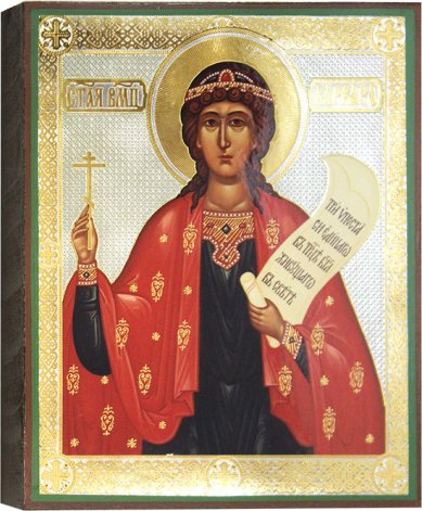 Иконы Святая великомученица Варвара, икона 17 х 21 см