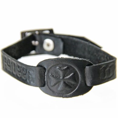 Утварь и подарки Браслет кожаный «Господи помилуй» (узкий, 1 см х 23 см)