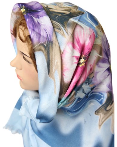 Утварь и подарки Платок (80% шерсть, 20% вискоза, 100 х 100 см)