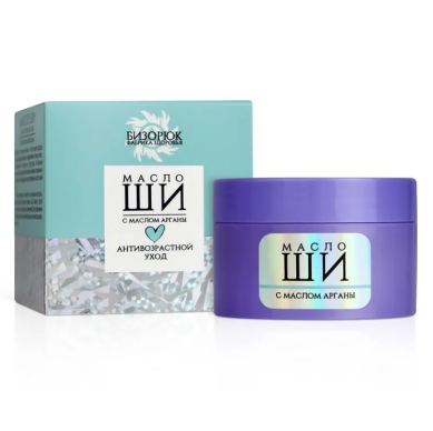 Натуральные товары Масло Ши с маслом арганы «Антивозрастной уход» (50 мл)